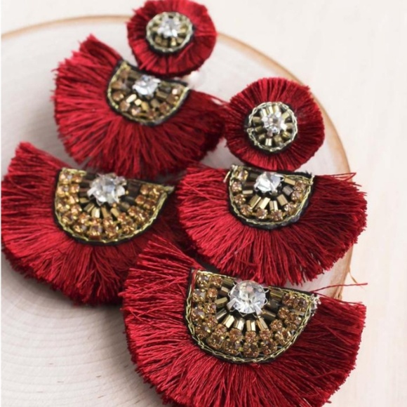 Jewelry - Tassel Statement Earrings